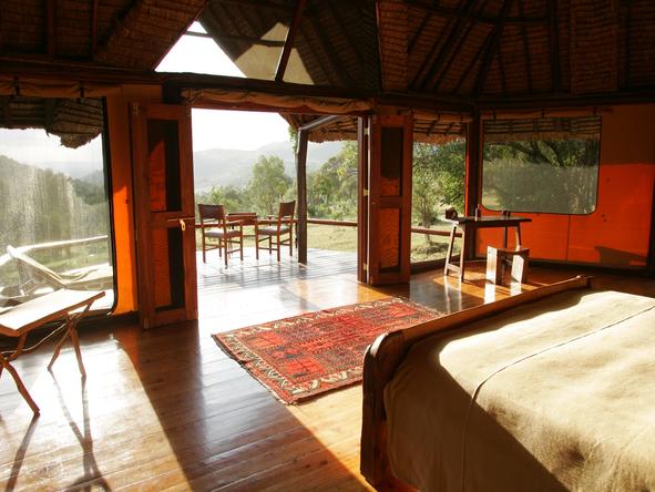 Saruni Mara - morning on the deck